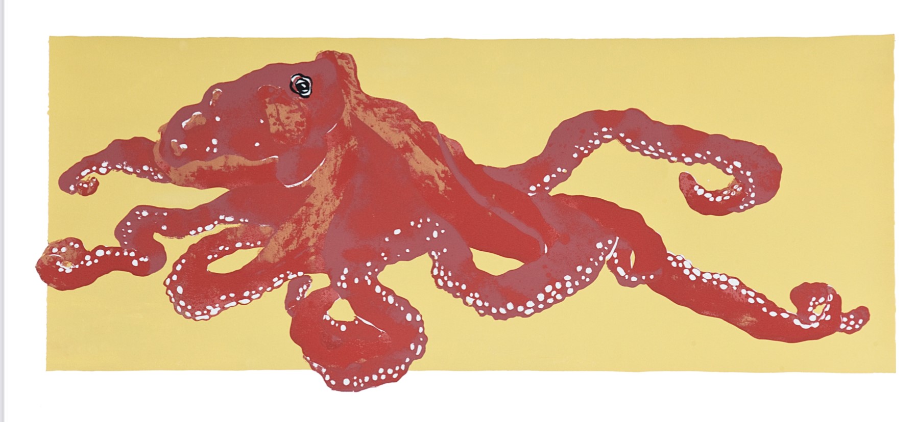 Denizen of the Deep Octopus LEP-11 Framed $295 & Unframed $195